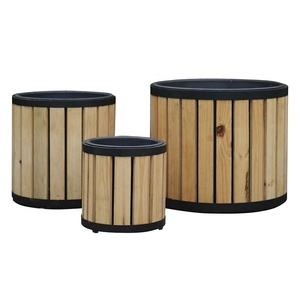 Caja de macetas de madera elegante personalizada con patas, macetas de jardín para interior/exterior para decoración del hogar, macetas y macetas - Product Image 6