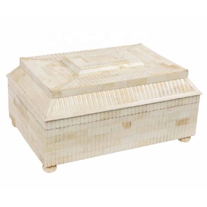 New Arrival Handcrafted Bone Inlay Jewelry <b>Box</b> Bone Decorative <b>Storage</b> <b>Box</b> Bone Inlay Jewelry Organizer in Wholesale Price - Product Image 4