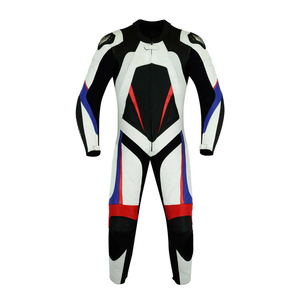 Combinaison de moto pour garçons à manches longues, en cuir coloré, 220g, haute protection, logo personnalisé, coupe-vent, toutes saisons - Product Image 4