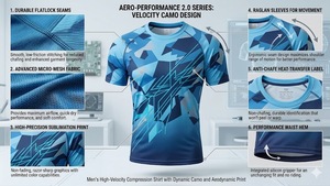 Men's Navy Blue Short Sleeve Quick Dry Polyester T-Shirt for <b>Surfing</b> Water Activities - Product Image 2