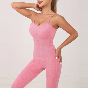 New Summer Women's Breathable Streetwear Fitness <b>Jumpsuits</b> with Custom Logo-Trending for Online Sale - Product Image 4