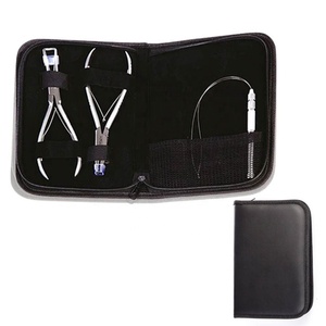 Hand Tied Hair Extension Tools Kit Custom Hair Extension Tools Kit Professional Hair Extension <b>Pliers</b> <b>Set</b> 10 <b>Set</b> Work <b>Pliers</b> - Product Image 3