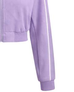 Chaqueta deportiva corta con cremallera para mujer, color lavanda, para gimnasio, fitness, ropa deportiva, con rayas en contraste, fabricante de chaquetas de entrenamiento. - Product Image 6