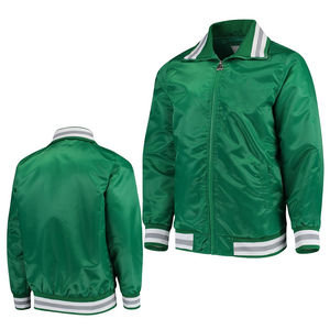 Veste bomber coupe-vent de baseball à col fin, avec logo sur le devant, couleur personnalisée, pour l'extérieur - Product Image 1