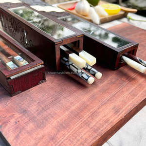 Reusable Natural Wood Chopsticks Set | Polished, Splinter-Free, Elegant and Perfect for Everyday Meals, Buffets or Food Trucks - Product Image 6