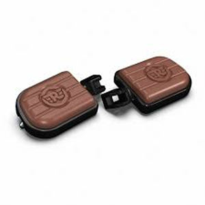 Reposapiés Deluxe Marrón y Negro KXA00182 Compatibles con Royal Enfield Classic 350 Meteor 350 Hunter 350 - Product Image 1