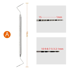 Sonda Periodontal Manual de Acero Inoxidable, Instrumento Explorador para Limpieza e Higiene Dental - Product Image 2