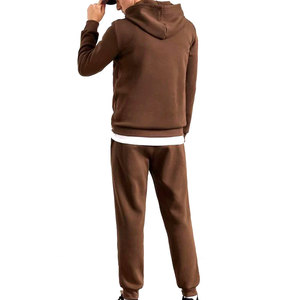 Sudadera con Capucha para Hombre, Color Azul Marino y Blanco, Invierno, Manga Larga, Cierre de Cremallera, Transpirable, Ecológica, Forro Polar de Poliéster/Nailon, Estilo Urbano - Product Image 3
