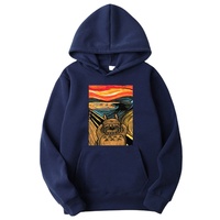 Sweat-shirts brodés d'hiver en coton 100% de haute qualité, design personnalisé, impression sérigraphique, pull-over pour homme, unisexe