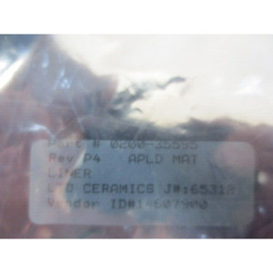 AMAT 0200-35595 ไลเนอร์, ฝาปิด TXZ AMAT CVD, 113775 - อุปกรณ์และอะไหล่เซมิคอนดักเตอร์ระดับโลกที่เชื่อถือได้ - Product Image 1