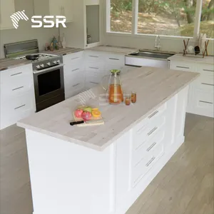 SSR VINA - Ash Butcher Block Countertops- Ash finger jointed glued edge panel for butcher block wood countertop