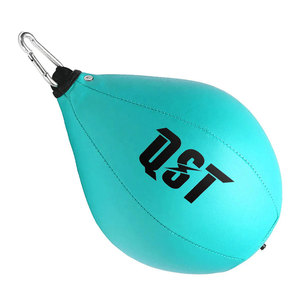 Ballon de vitesse personnalisé avec logo pour entraînement MMA, sac de frappe en cuir PU, ballon de vitesse de boxe, sac de frappe double extrémité - Product Image 1