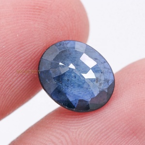 Zafiro Azul Natural de Corte Ovalado al por Mayor, 12x10mm, 4CT, Gema Suelta Facetada, Memoria Jewels - Product Image 2