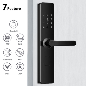 Khóa cửa thông minh với wifi cuộc sống thông minh App thông minh NFC cửa trước <span class=keywords><strong>lockl</strong></span> Keyless mật khẩu an toàn khóa cửa cho nhà - Product Image 6