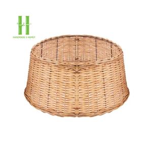HNH Craft Falda de árbol de Navidad de bambú redonda moderna 45cm de diámetro Tejido a mano Ecológico Decoración del hogar Vietnam - Product Image 5
