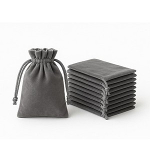 Bolsa de terciopelo con cordón para joyas - Product Image 3