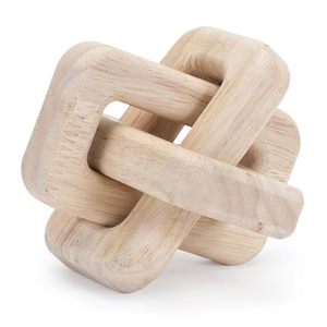 Natural Bohemian Handcrafted <b>Wooden</b> Knot Decor Polished Round Tabletop Ornament for Living Room Bedroom Home Styling - Product Image 1