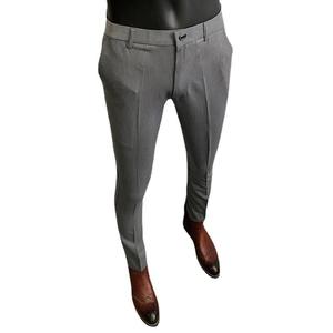 <b>Men</b> Suit <b>Pants</b> Formal Trousers <b>Stretch</b> Slim Pantalone Solid Color Casual Dress <b>Pants</b> Fashion <b>Men</b> Business <b>Pants</b> - Product Image 2