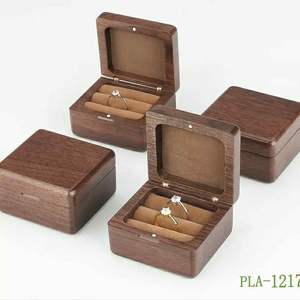 Boîte à bagues en bois faite à la main avec finition professionnelle à bas prix - Product Image 6