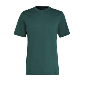 Camiseta de Cuello Redondo para Hombre, Color Verde Oscuro, 100% Mezcla de Algodón, Secado Rápido, Manga Corta, Informal, Básica - Product Image 3