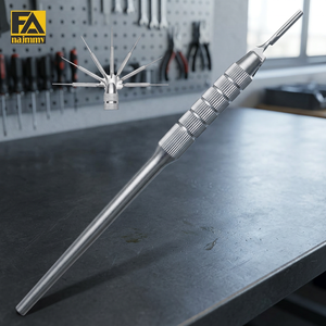 Manche de scalpel rond Siegel n° 3 lames avec pointe réglable de 16 cm, compatibles avec les lames n° 10-15 avec logos personnalisés imprimés au laser - Product Image 3