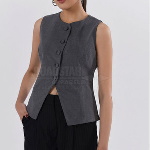 เสื้อผู้หญิงคุณภาพสูง ผ้าฝ้าย 100% สวมใส่สบาย เหมาะสำหรับกิจกรรมกลางแจ้ง แบบไม่มีแขน เป็นมิตรต่อสิ่งแวดล้อม มีโลโก้ด้านหน้า สินค้าขายดี เสื้อผ้าแฟชั่น - Product Image 4