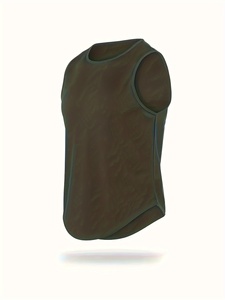 Débardeur à porter toute la journée, coupe ample, construction respirante, vêtements décontractés essentiels pour l'été et matière douce - Product Image 3