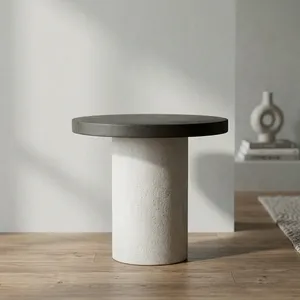 Mesa de Centro Minimalista de Madera con Superficie de Madera Hecha a Mano, Fácil de Limpiar, Muebles Modernos para Sala de Estar - Product Image 1