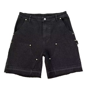 Shorts en jean 100 % coton biologique écologiques pour hommes, coupe décontractée, vente en gros, fabricant de marques privées - Product Image 1