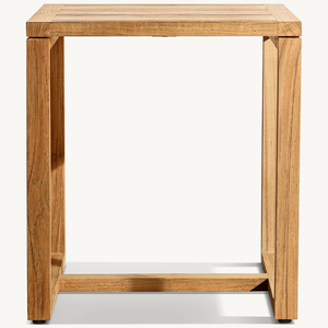 Square table furniture made of teak wood with a simple modern style, suitable for outdoor or indoor use good quality and durable - Product Image 2