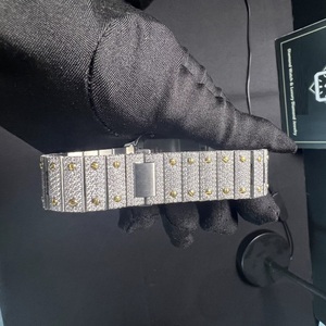 Montre automatique en moissanite très demandée, élégante, pour professionnels, idéale pour la vente en gros - Product Image 4