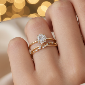 Bague de mariage classique en moissanite taille brillant en forme d'infini pour femme, en argent sterling 925, avec sertissage à griffes, bandes croisées - Product Image 6