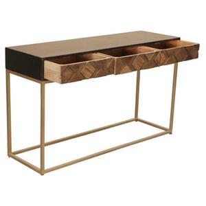 Midcentury Modern Solid Wood <b>Console</b> <b>Table</b> with Drawer <b>Storage</b> Eco-Friendly Durable Easy to Clean for Living Room & Hotel Use - Product Image 4