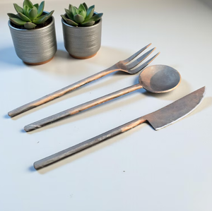 Ensemble de cuillères à thé en acier inoxydable personnalisé, coffret cadeau, cuillère à dessert de haute qualité, finition miroir, couteau, fourchette, cuillère, vaisselle de mariage - Product Image 2