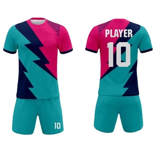 Conjunto de Camiseta de Fútbol con Patrón de Rayos Amarillos y Negros para Hombre, Manga Corta, Absorbe la Humedad, 100% Poliéster, Uniforme, Talla Adulto 10 - Product Image 5