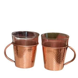 Tasses rondes en cuivre de qualité supérieure, finition antique, fabrication artisanale, très vendues, de la plus haute qualité - Product Image 5