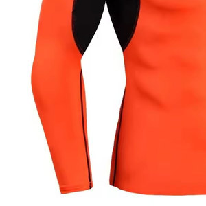 Camisetas de compresión para hombre al por mayor con logotipo personalizado, tela ligera y elástica, camiseta de compresión de alta calidad para hombre - Product Image 5