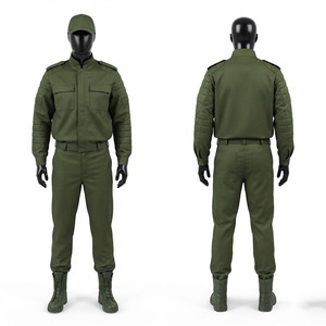 Veste de travail de sécurité en sergé de coton et polyester 240 GSM Blackhardson, vert olive, avec panneau rembourré et logo personnalisé - Product Image 1