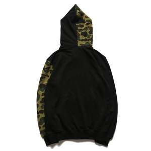 High Quality New Fashion <b>Men's</b> Winter Casual Hoodies Black and White Shark Camouflage Glow-in-the-Dark high quality - Product Image 5