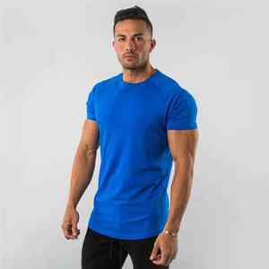T-shirt de sport à col rond pour homme – T-shirt de fitness respirant et à séchage rapide pour la salle de sport, le jogging et le confort au quotidien - Product Image 1