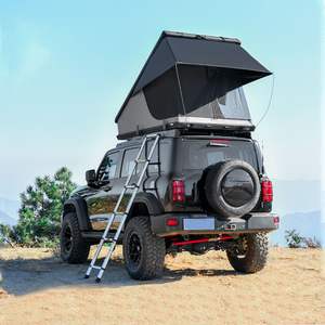 Tienda de campaña para techo de 2 a 3 personas, para furgoneta, Jeep, SUV, camión, camping terrestre con escalera para tienda en techo de coche - Product Image 1