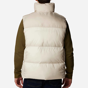 Best Sale Factory Made Sleeveless Puffer <b>Jacket</b> Attractive Canvas Waterproof Winter Vest with Stand Collar Men Puffer <b>Jacket</b> - Product Image 1