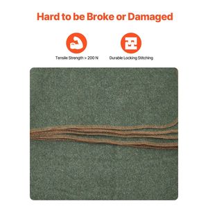 Grande couverture de camping en laine, résistante à l'eau et au vent, ignifuge, idéale pour les activités de plein air, parfaite pour les pique-niques et la randonnée - Product Image 4