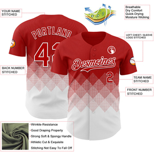 Parche de Logotipo Bordado con Impresión por Sublimación Premium, Uniforme de Equipo, Ropa Deportiva, Ropa de Club de Alto Rendimiento, Camisetas Cortas OEM Blancas y Rojas - Product Image 4