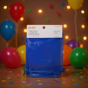 Sacchetti Regalo in Organza Ilan 13x18 Cm Blu 5 Pezzi Confezione per Bomboniere - Product Image 2