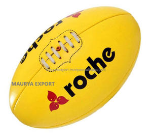 Logo personnalisé Règles australiennes Football Taille 5 PVC & Caoutchouc Ballon d'entraînement AFL promotionnel - Product Image 4