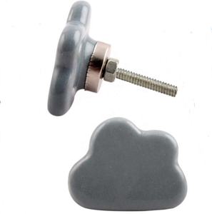 Cloud Shape Ceramic Cabinet Drawer <b>Door</b> Knobs & Pulls Furniture <b>Handle</b> & Knobs - Product Image 1