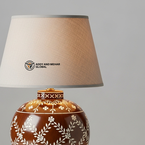 Modern Bone Inlay Table Lantern Aesthetic Floral Inlay <b>Ginger</b> <b>Jar</b> Light High-End Handicraft Decorative Accent Lamp with Custom - Product Image 6