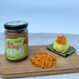 Saumon en flocons de haute qualité - Mélange gourmand de saumon et de porc, aliment riche en nutriments pour tous les âges. - Product Image 3