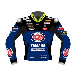 Toprak Razgatlioglu WSBK Ramaha Cowhide/Kangaroo Made To Measure Perforated Track Leather <b>Racing</b> <b>Jacket</b>/Chaqueta Protection CE - Product Image 1